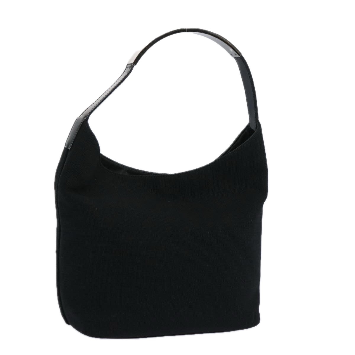 GUCCI Shoulder Bag Canvas Black  bs11738