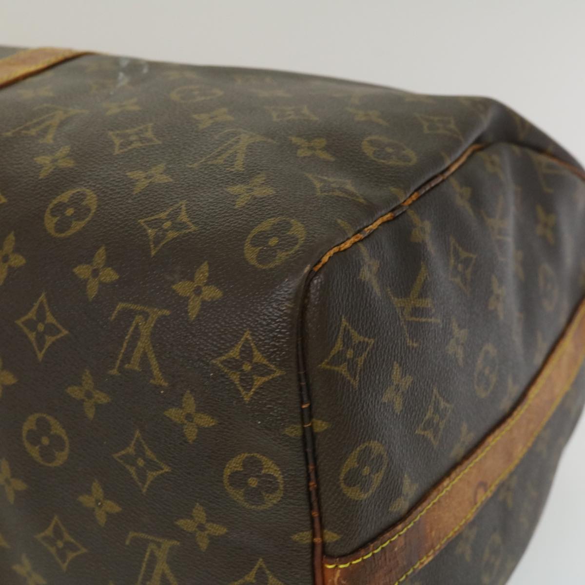 LOUIS VUITTON Monogram Keepall Bandouliere 50 Boston Bag M41416 LV bs1176