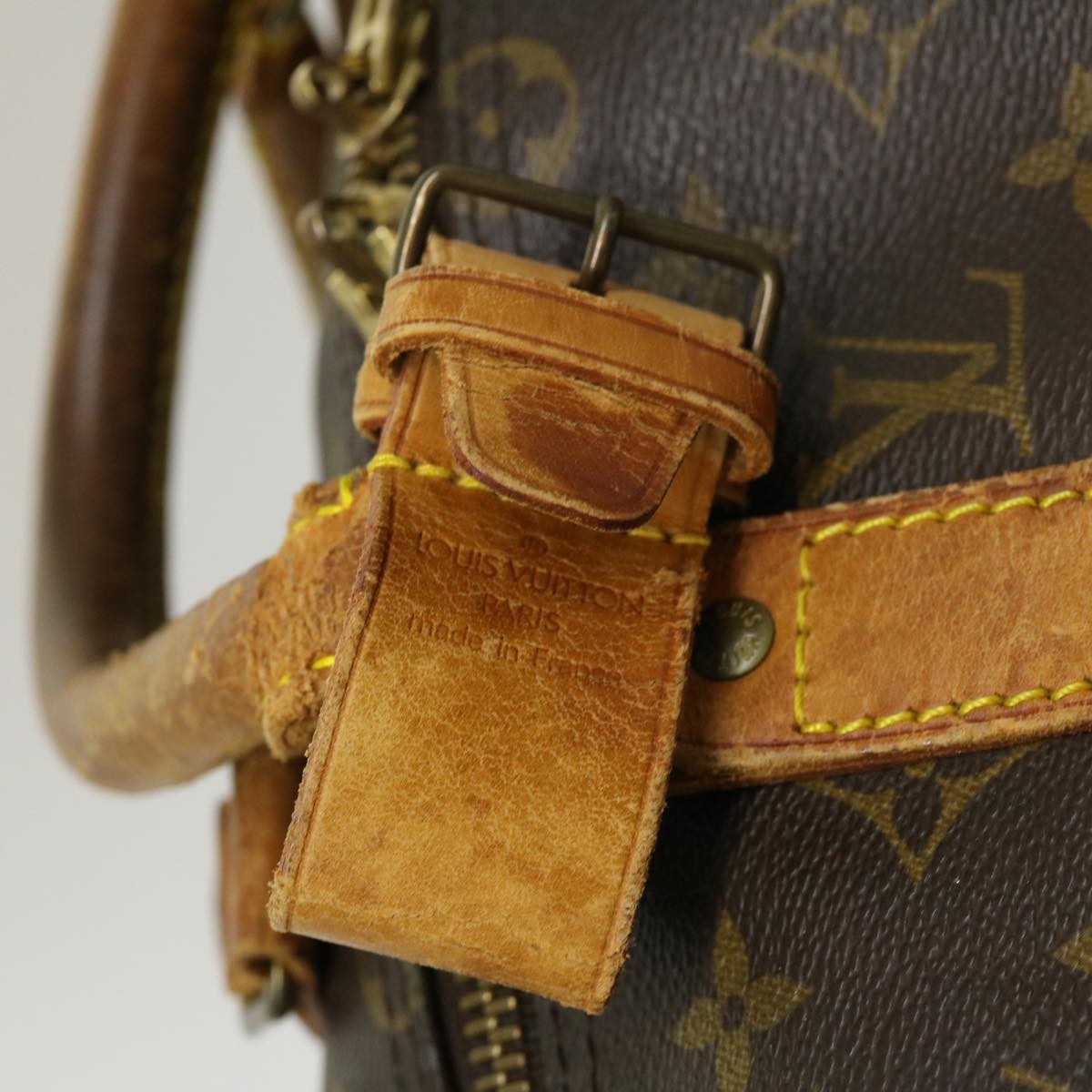 LOUIS VUITTON Monogram Keepall Bandouliere 50 Boston Bag M41416 LV bs1176