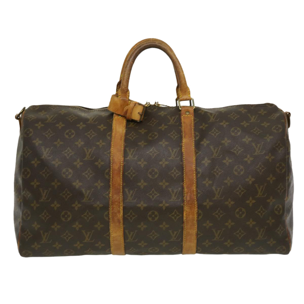 LOUIS VUITTON Monogram Keepall Bandouliere 50 Boston Bag M41416 LV bs1176