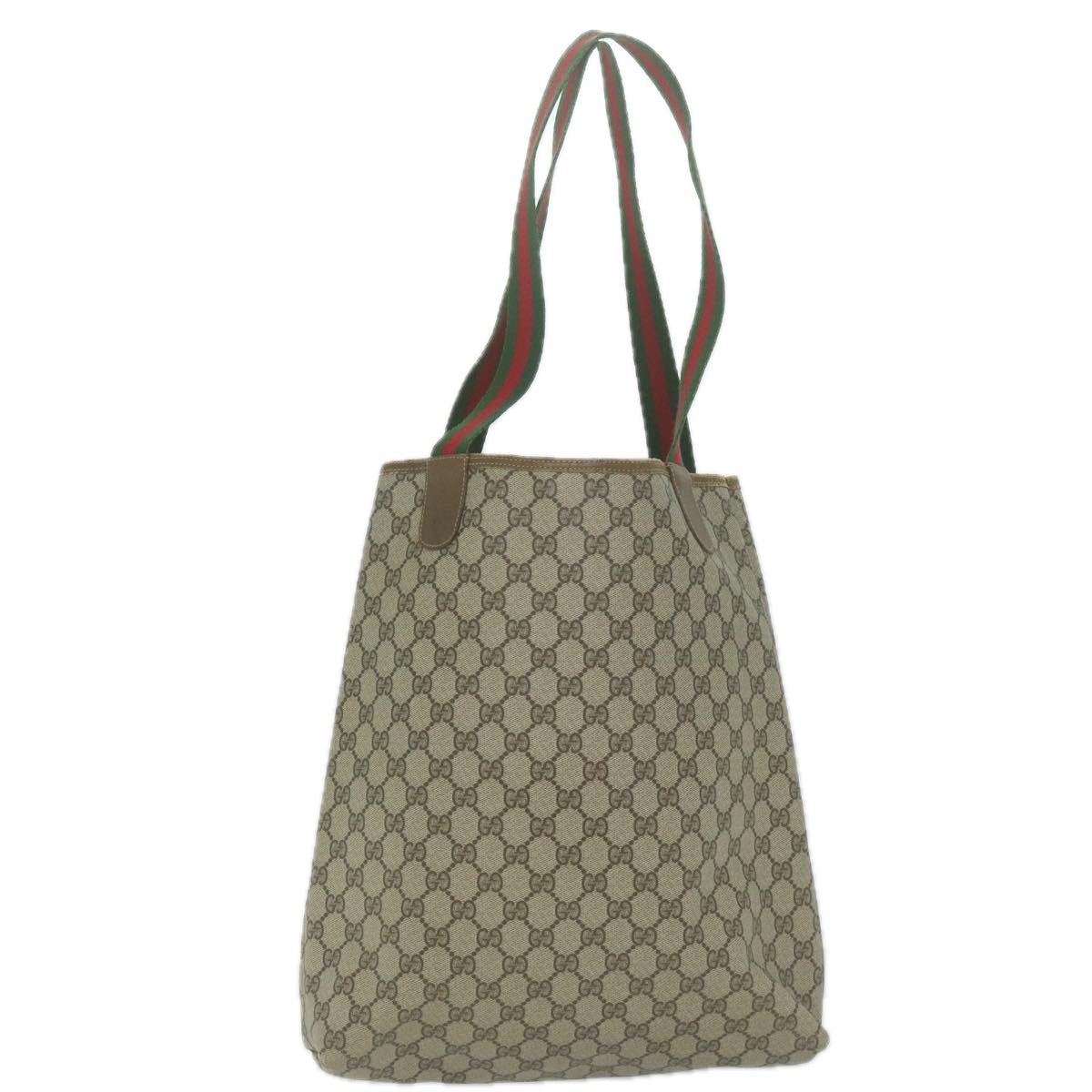 GUCCI GG Supreme Web Sherry Line Tote Bag Beige Red Green 39 02 003  bs11839