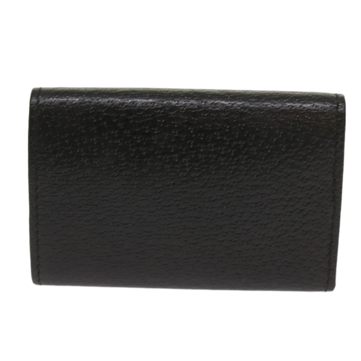GUCCI Key Case Leather Black  bs11936