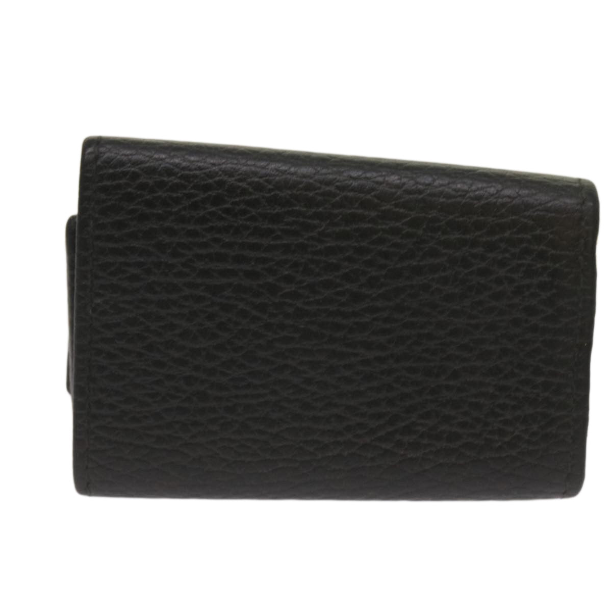 GUCCI GG Marmont Key Case Leather Black 456118  bs11937
