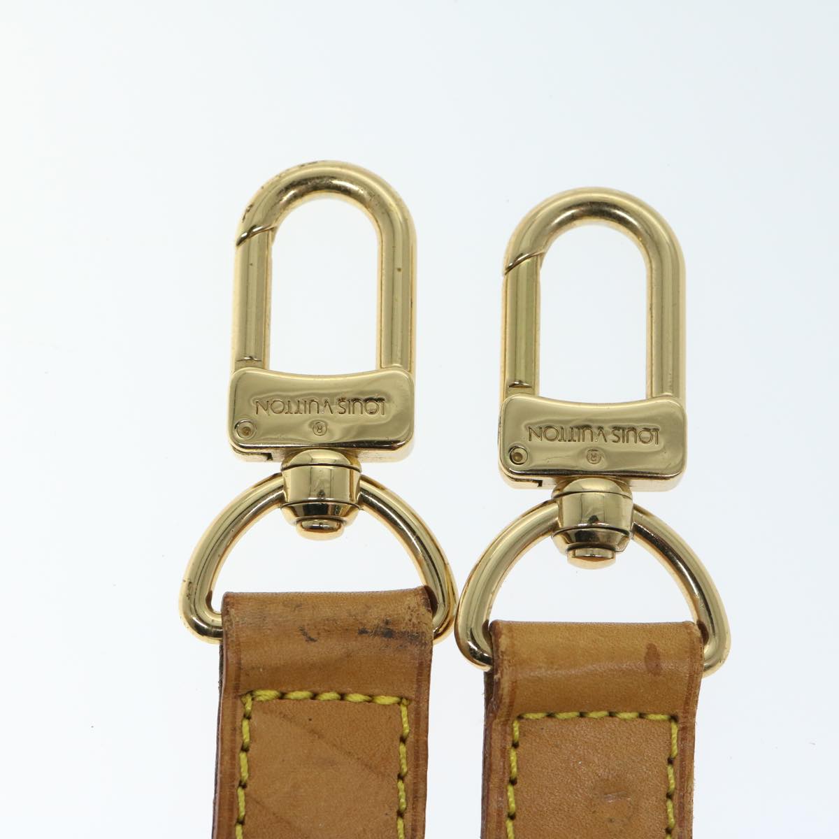 LOUIS VUITTON Adjustable Shoulder Strap Leather 31.1""-37.8"" Beige bs11972