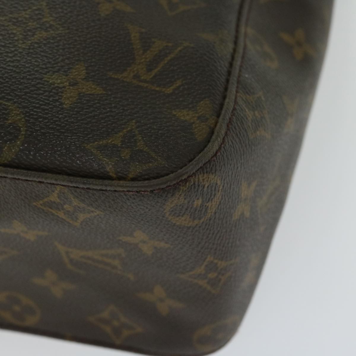 LOUIS VUITTON Monogram Looping GM Shoulder Bag M51145 LV bs12065
