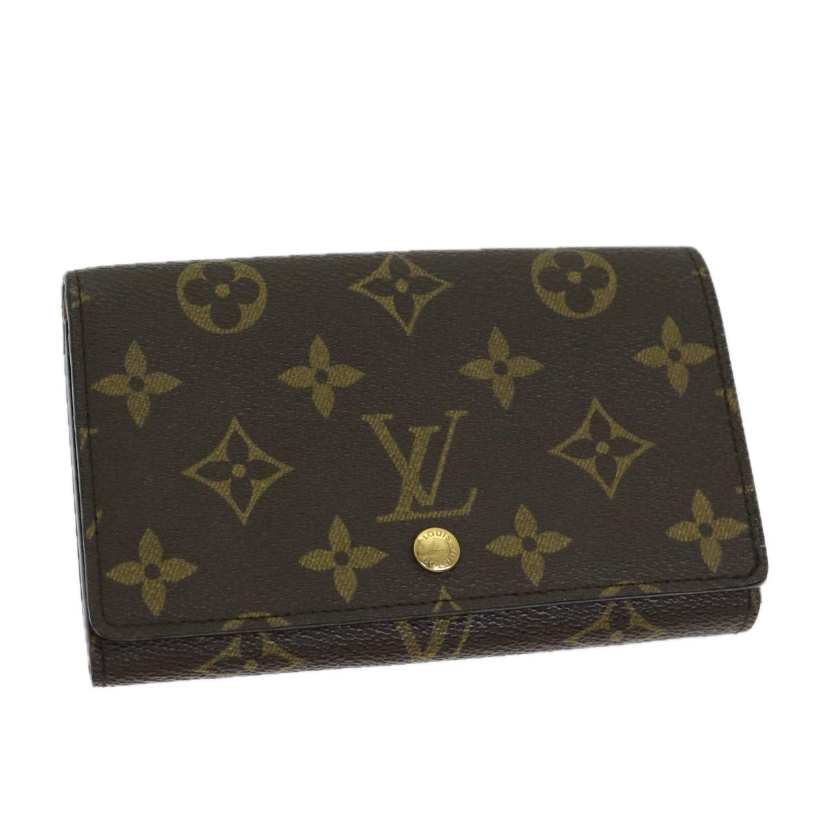 LOUIS VUITTON Monogram Portefeuille Tresol Wallet M61736 LV bs12074