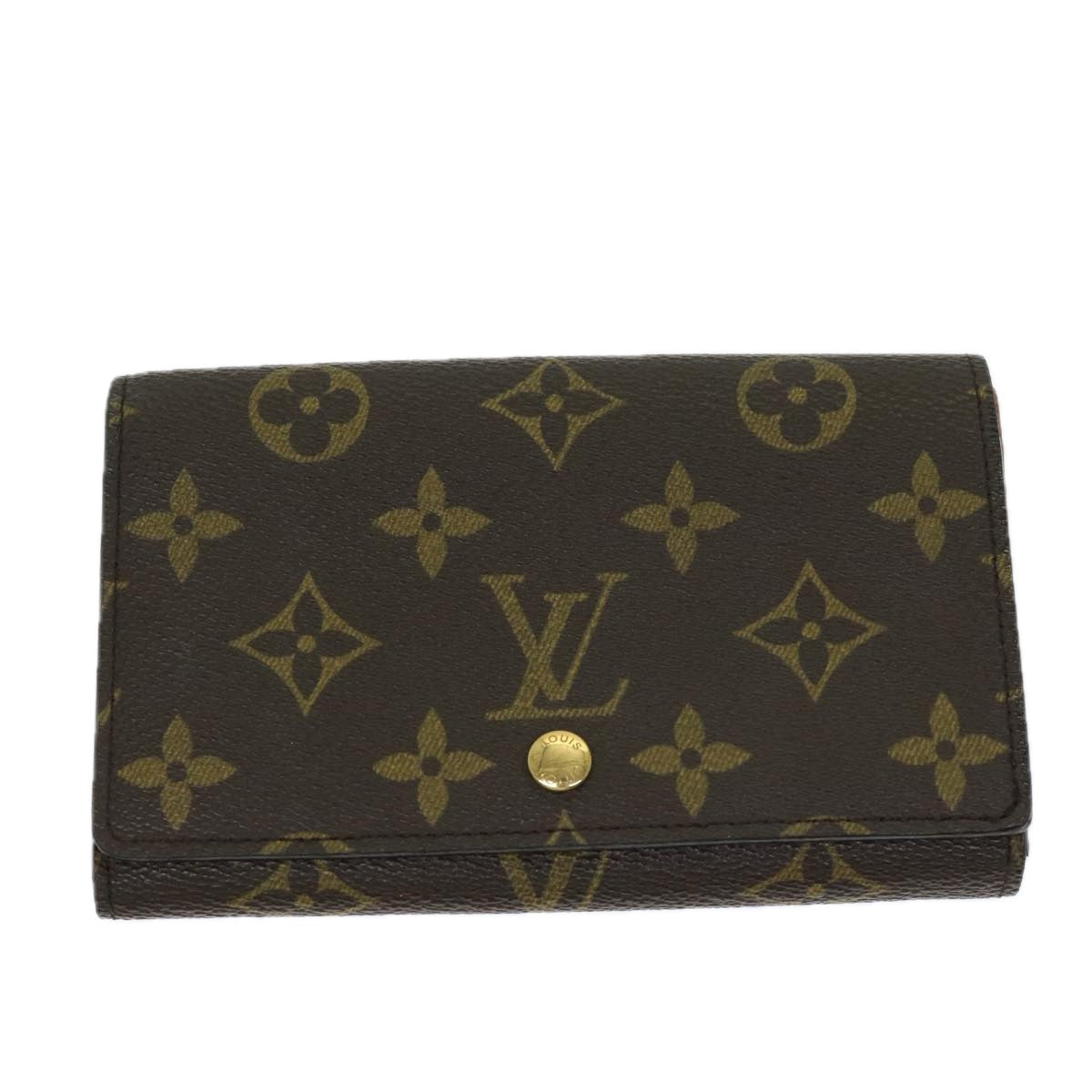 LOUIS VUITTON Monogram Portefeuille Tresol Wallet M61736 LV bs12074