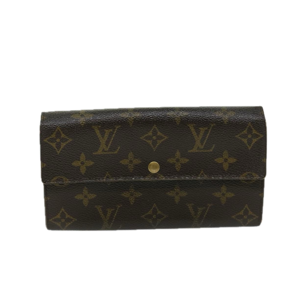 LOUIS VUITTON Monogram Portefeuille Sarah Long Wallet M60531 LV bs12149