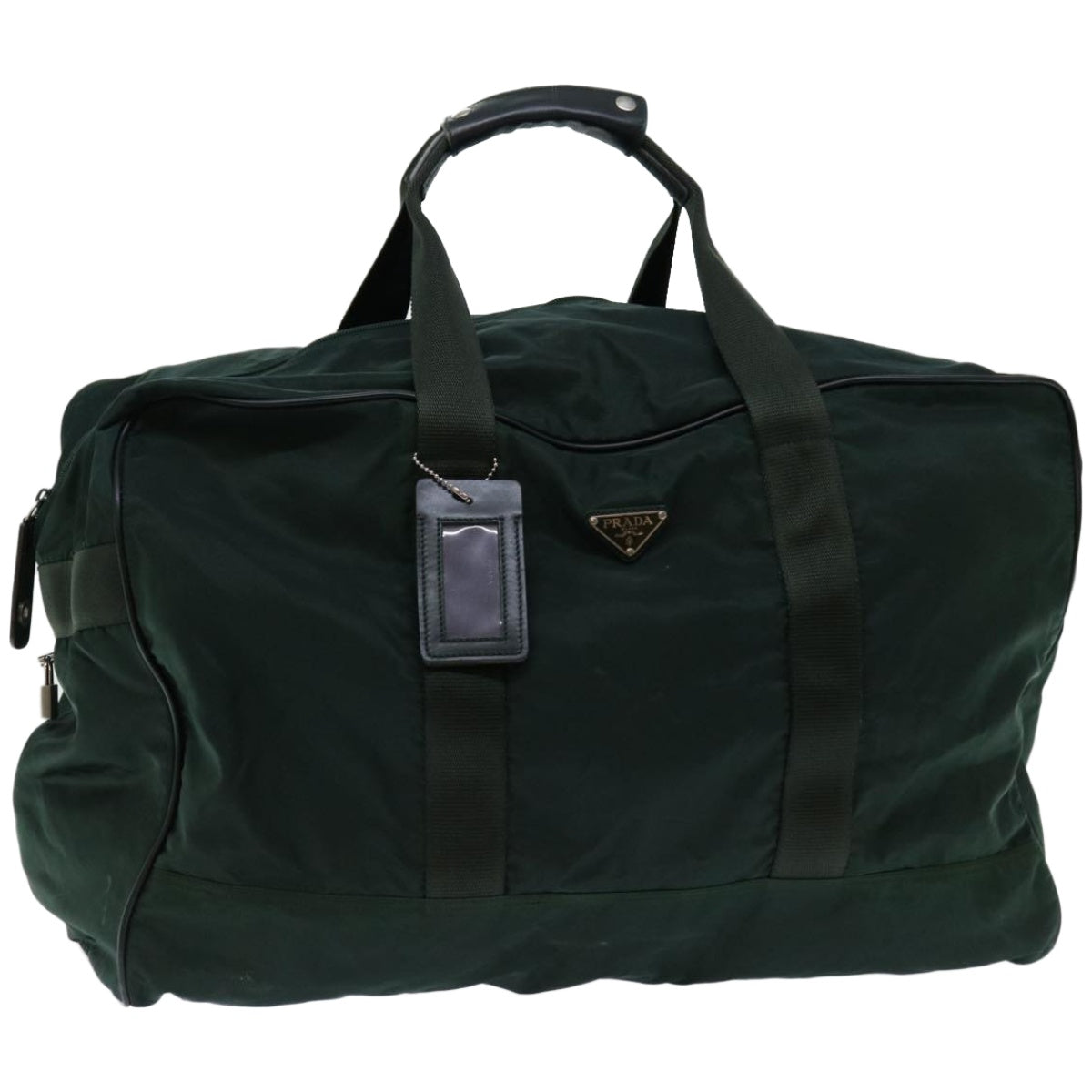 Luxury PradaBoston Bag Nylon Green bs12158