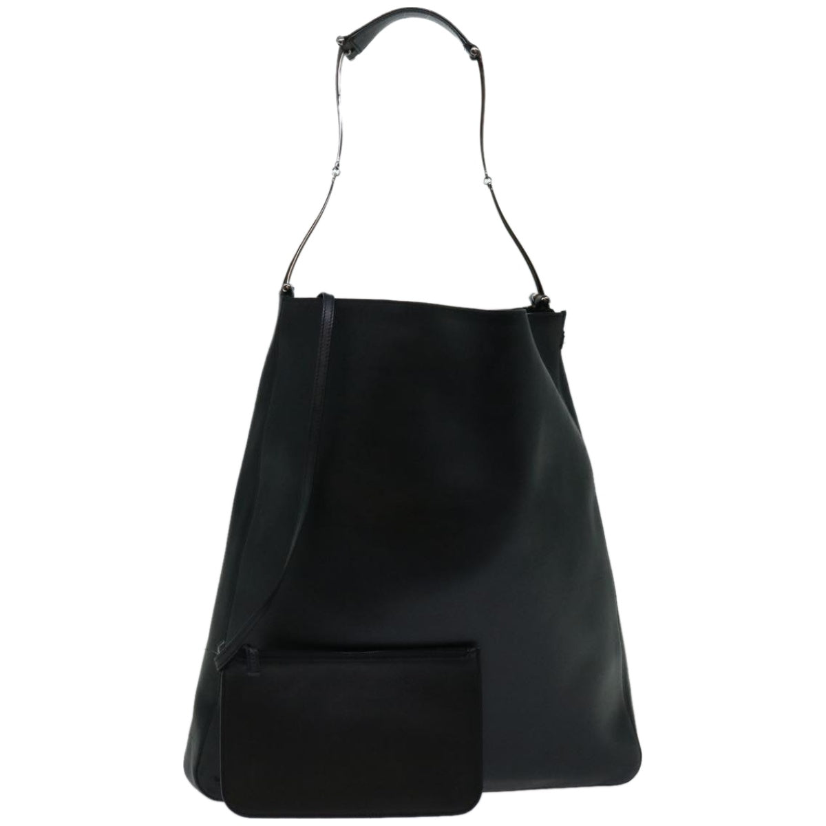 GUCCI Shoulder Bag Leather Black 001 3185  bs12197