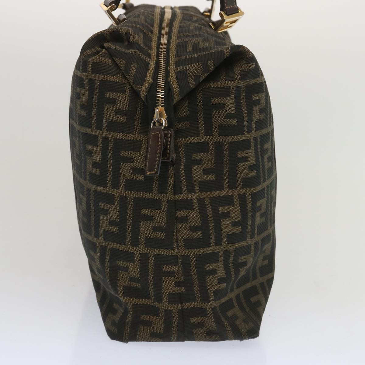 Luxury FendiZucca Canvas Tote Bag Black Brownbs12373