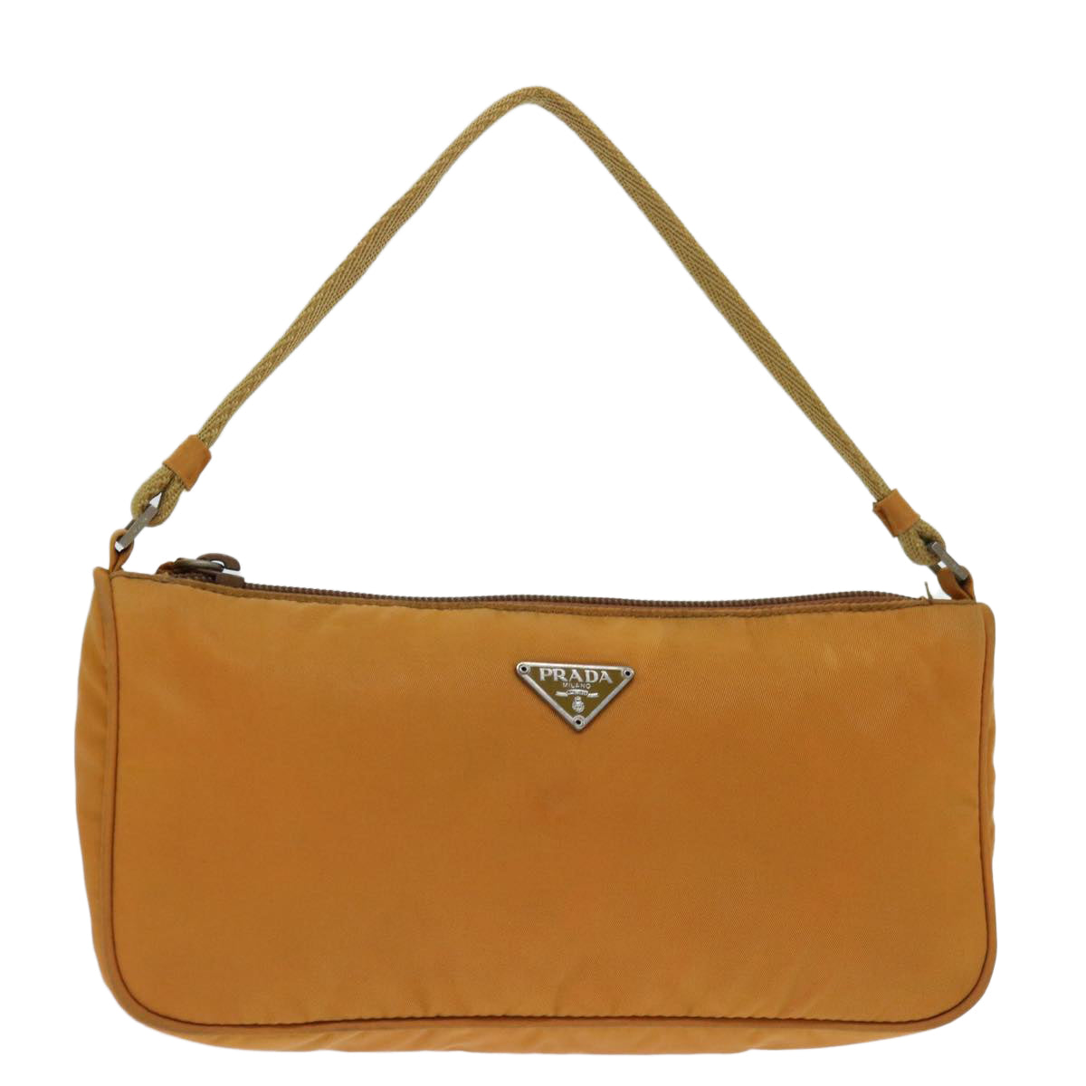 Luxury PradaAccessory Pouch Nylon Orange bs12557
