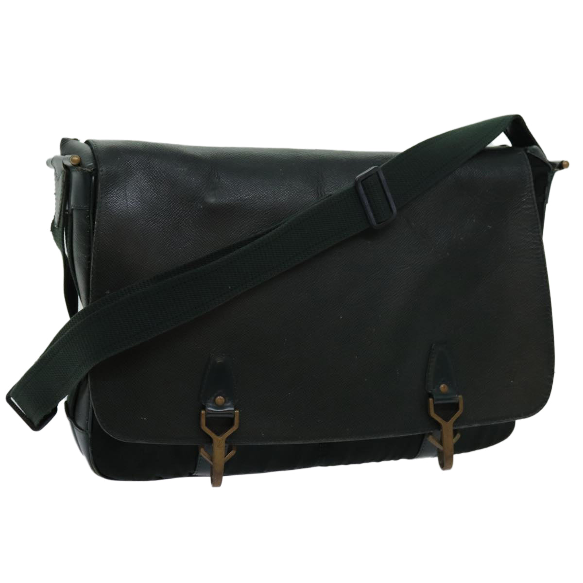 LOUIS VUITTON Taiga Leather Delsous Shoulder Bag Epicea M30164 LV bs12595