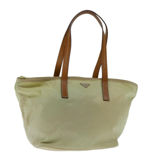 Luxury PradaTote Bag Nylon Beige bs12616
