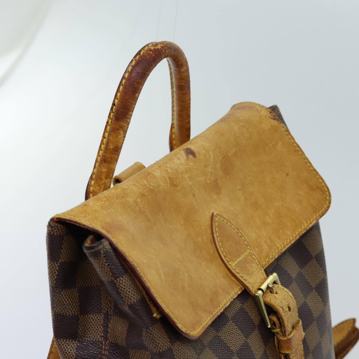LOUIS VUITTON Damier Ebene Arlucan Backpack N99038 LV bs12676