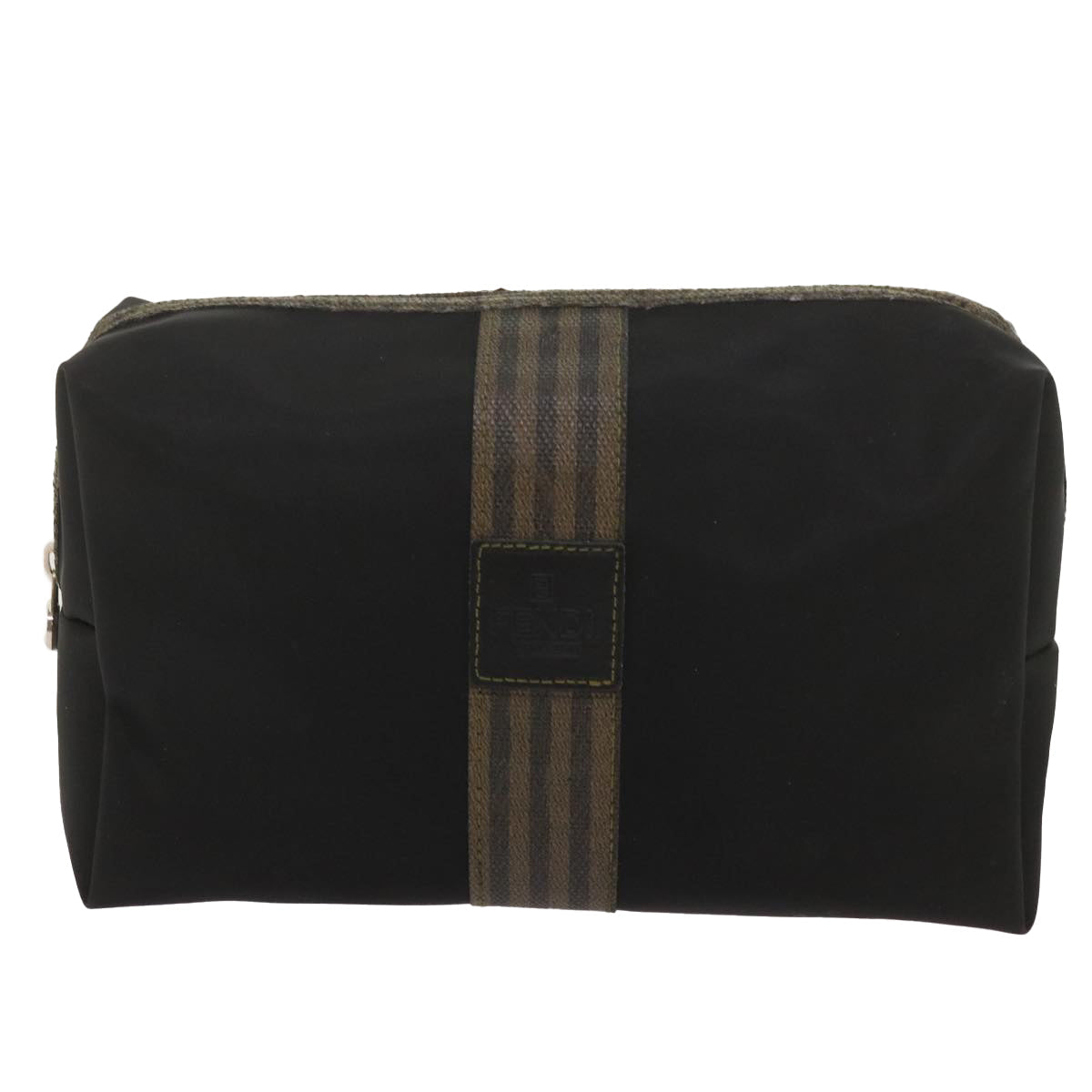 Luxury FendiZucca Canvas Pouch 2Set Black Brownbs12708