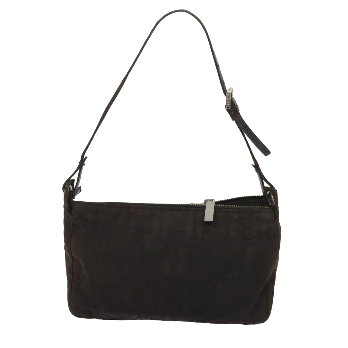 Luxury FendiZucchino Canvas Hand Bag Blackbs12710