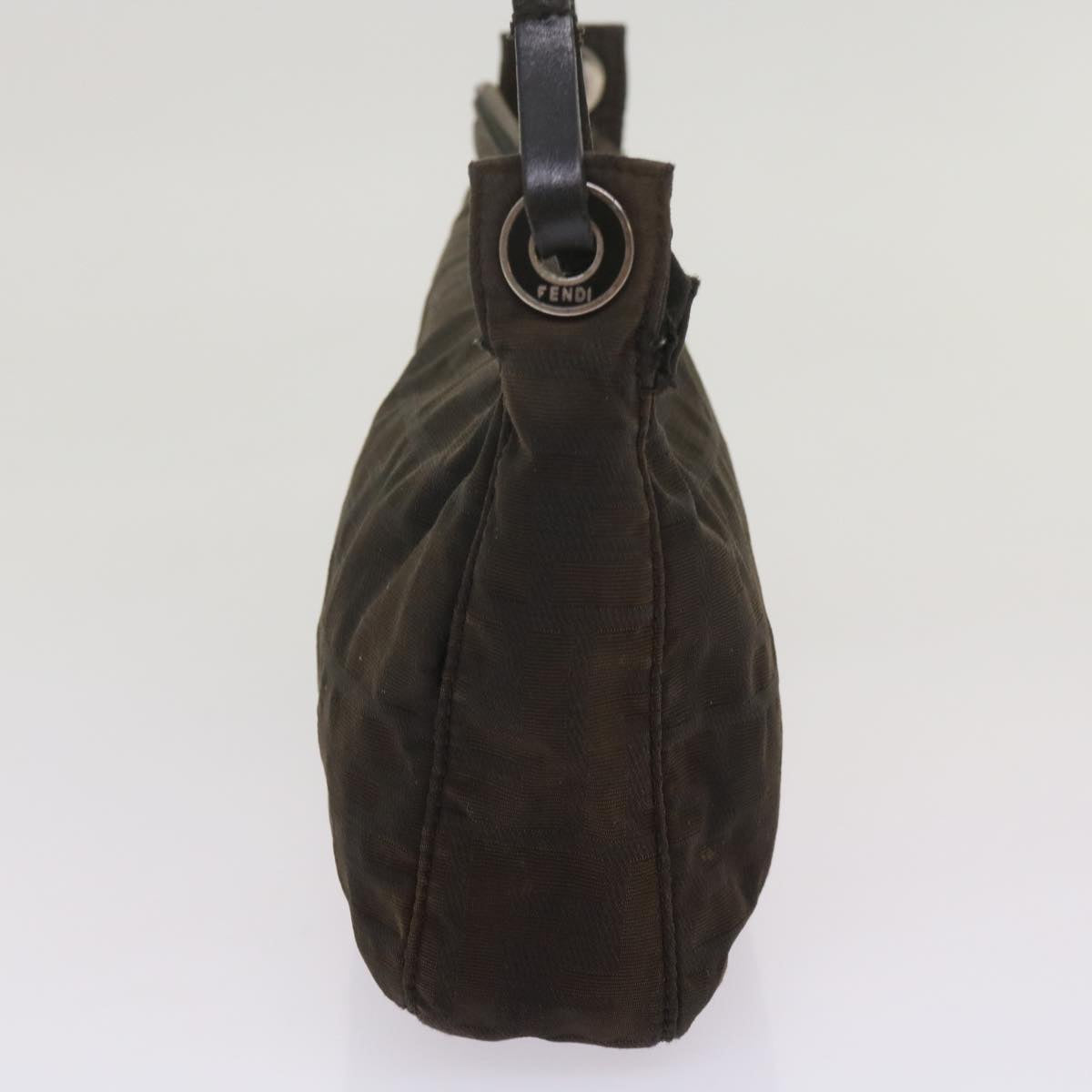 Luxury FendiZucchino Canvas Hand Bag Blackbs12710