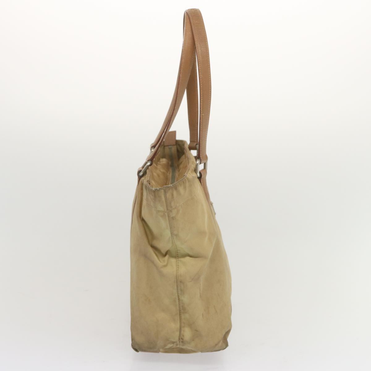 Luxury PradaTote Bag Nylon Beige bs12803