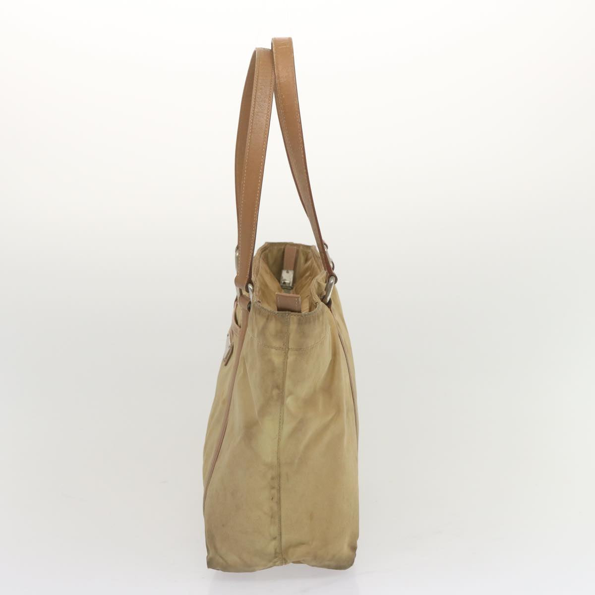 Luxury PradaTote Bag Nylon Beige bs12803