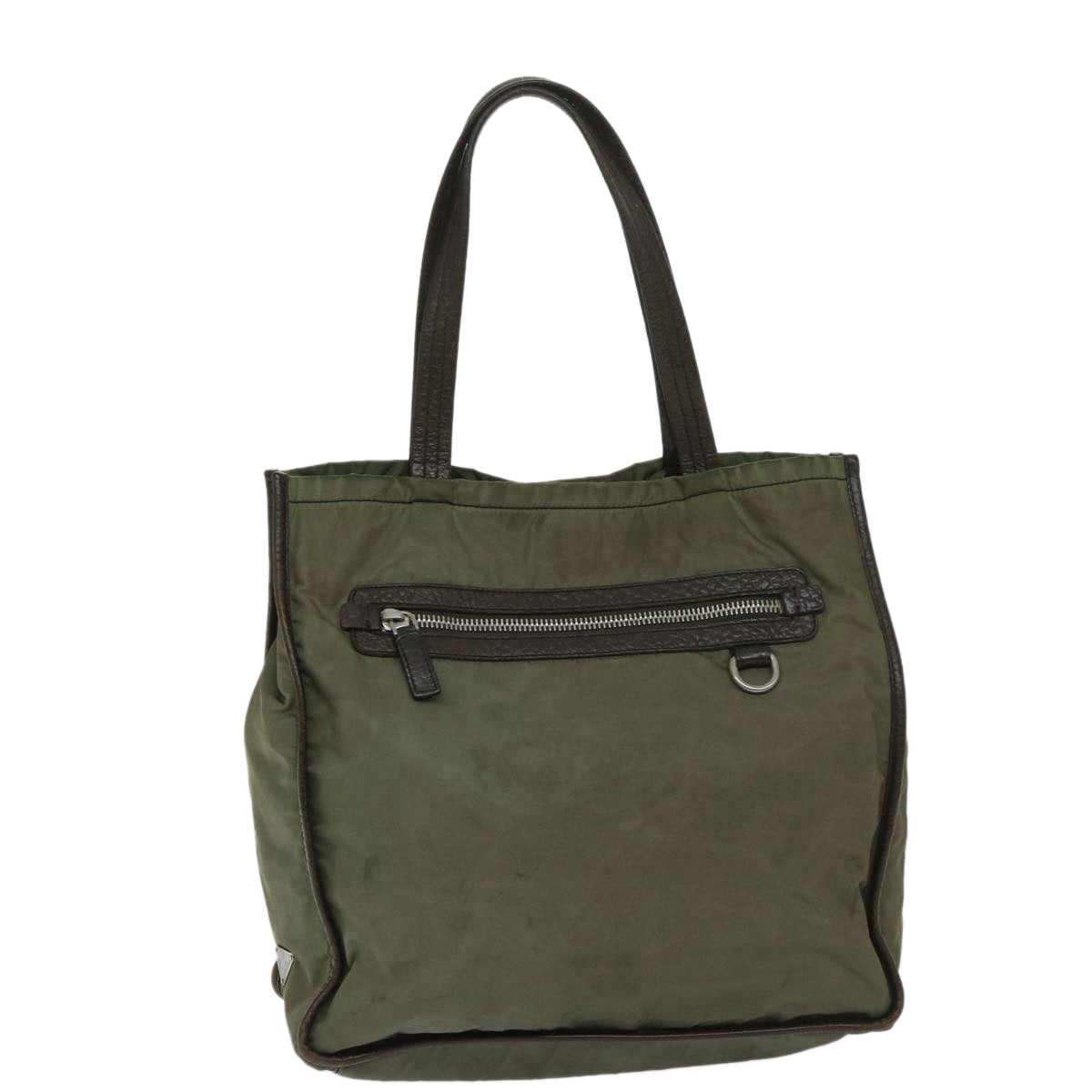 Luxury PradaTote Bag Nylon Khaki bs12833
