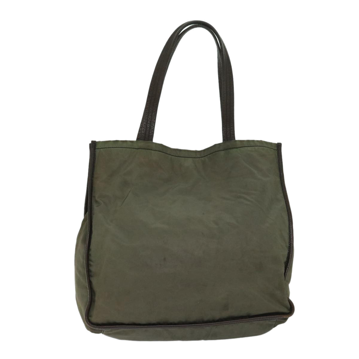 Luxury PradaTote Bag Nylon Khaki bs12833
