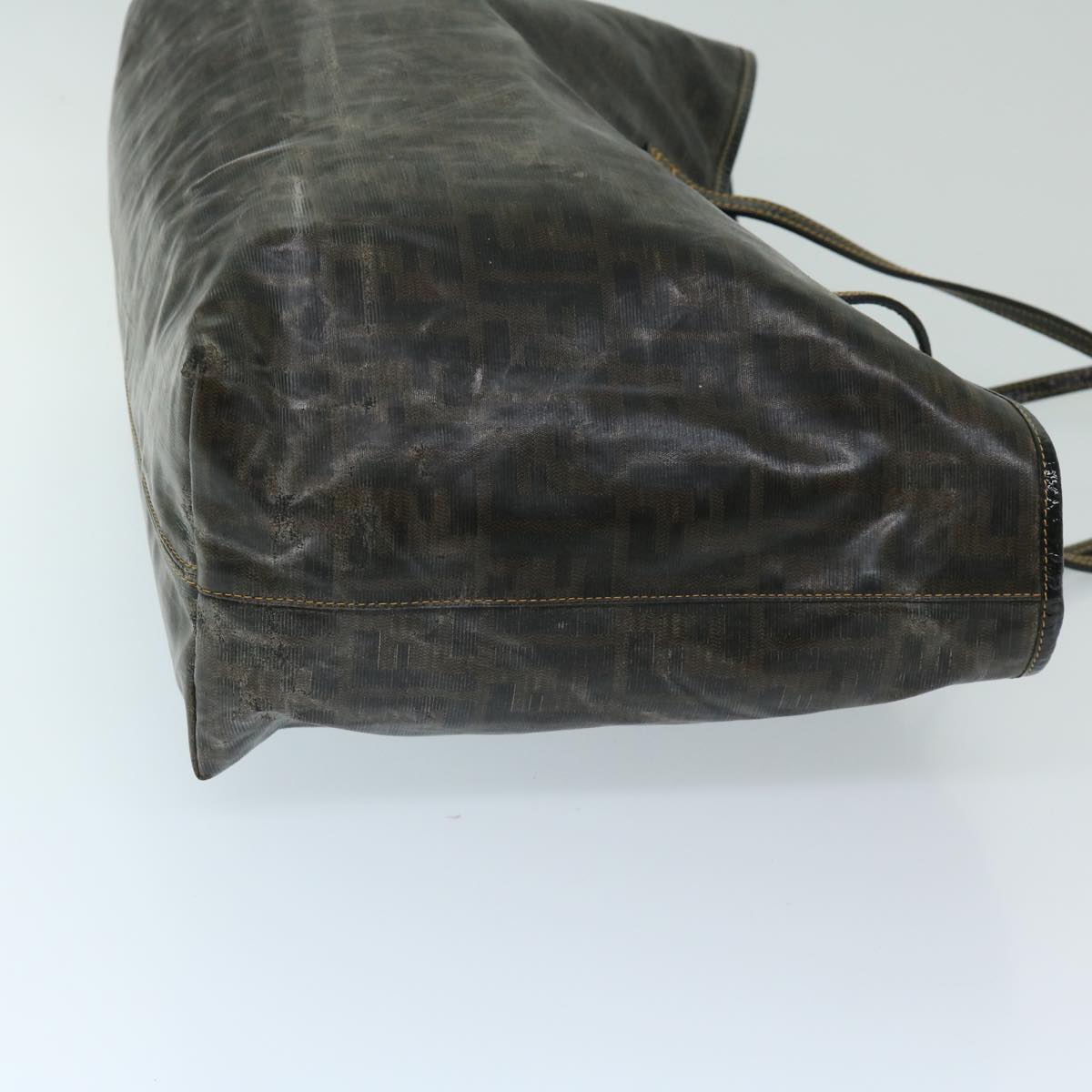 Luxury FendiZucca Canvas Tote Bag Brownbs12871