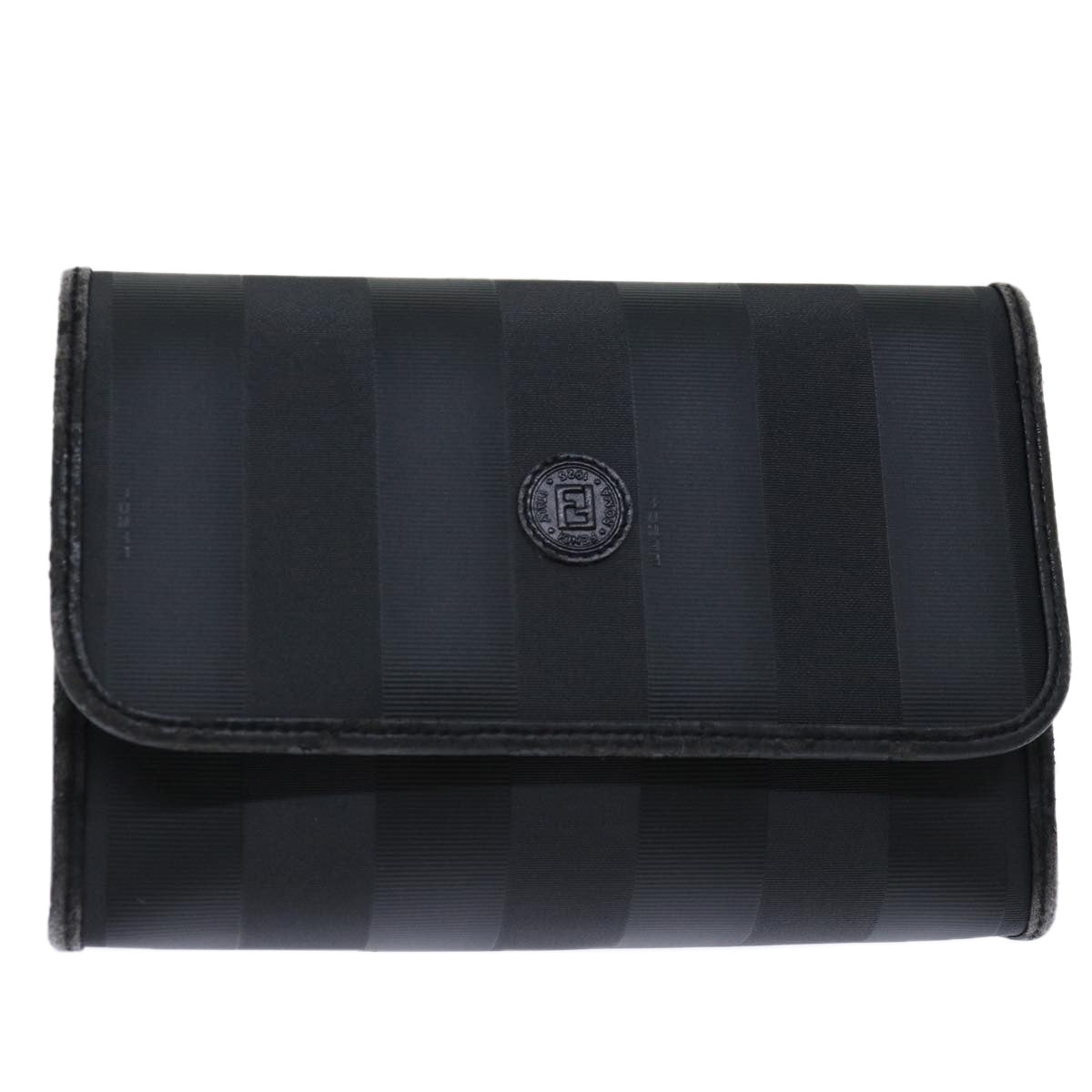 Luxury FendiPecan Canvas Clutch Bag Blackbs12935