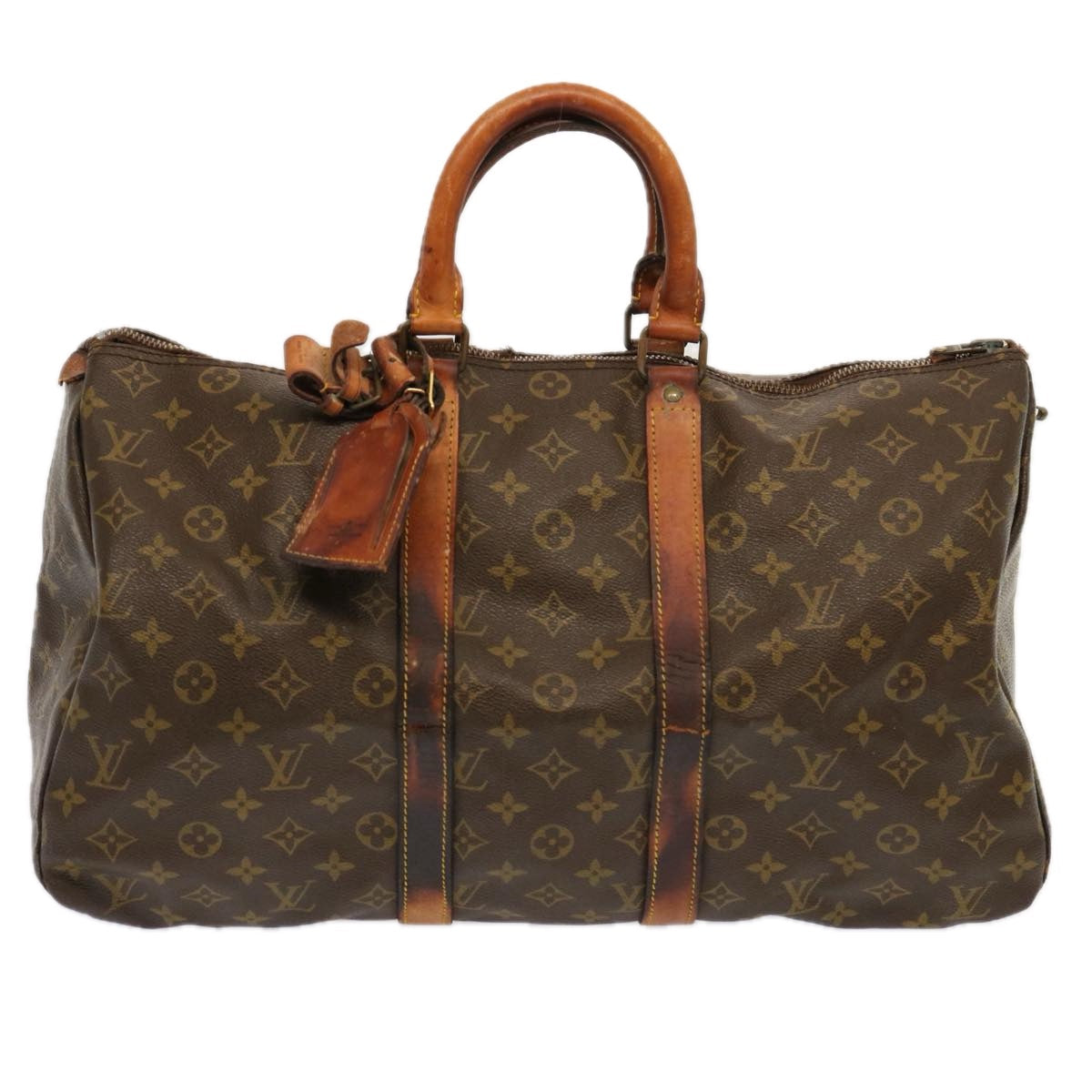 LOUIS VUITTON Monogram Keepall 45 Boston Bag Old model M41428 LV bs13016