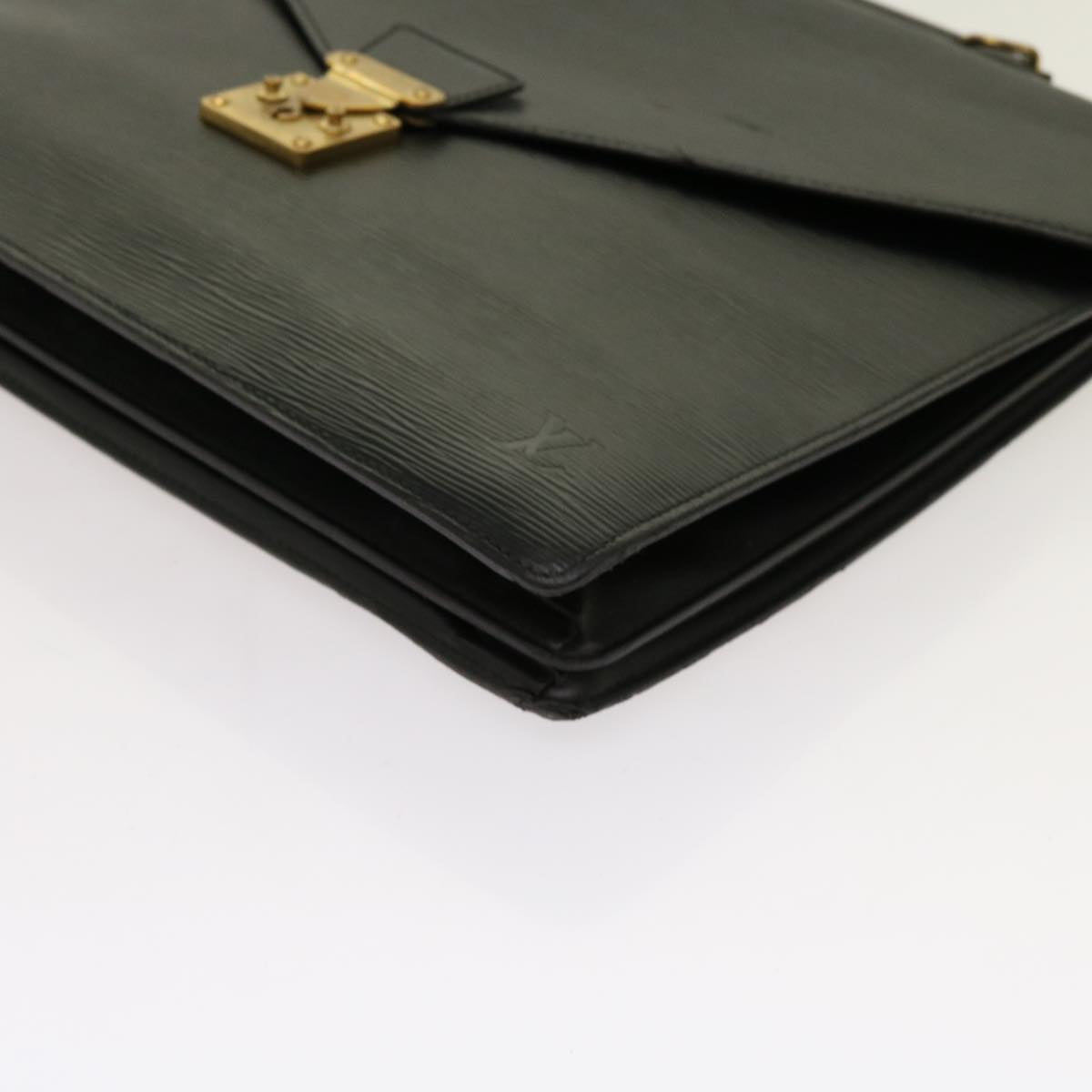 LOUIS VUITTON Epi Serviette Conseiller Briefcase Black M54422 LV bs13055