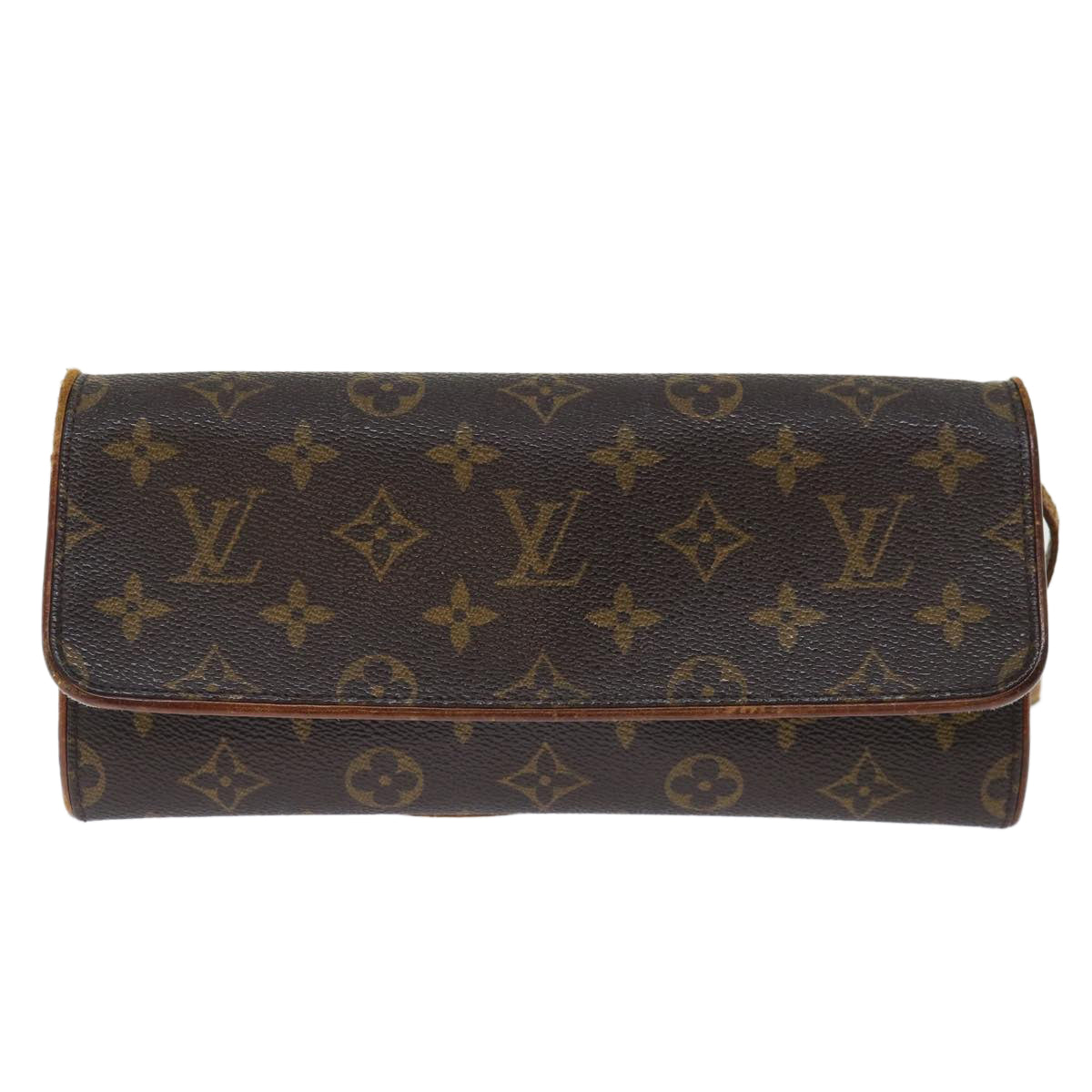 LOUIS VUITTON Monogram Pochette Twin GM Shoulder Bag M51852 LV bs13083
