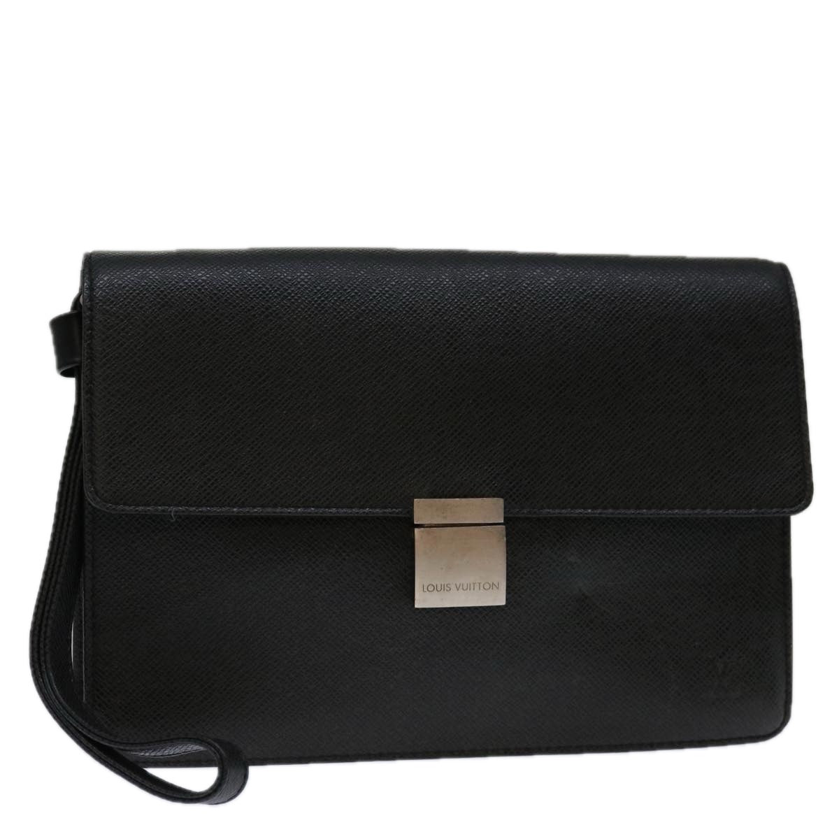 LOUIS VUITTON Taiga Selenga Clutch Bag Ardoise M30782 LV bs13090