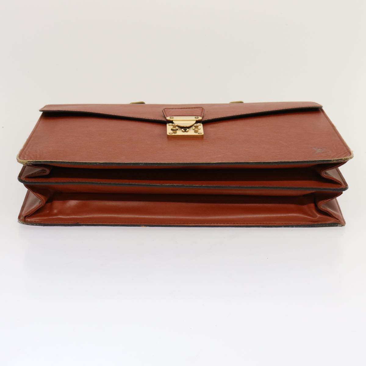 LOUIS VUITTON Epi Serviette Conseiller Briefcase Brown M54423 LV bs13102