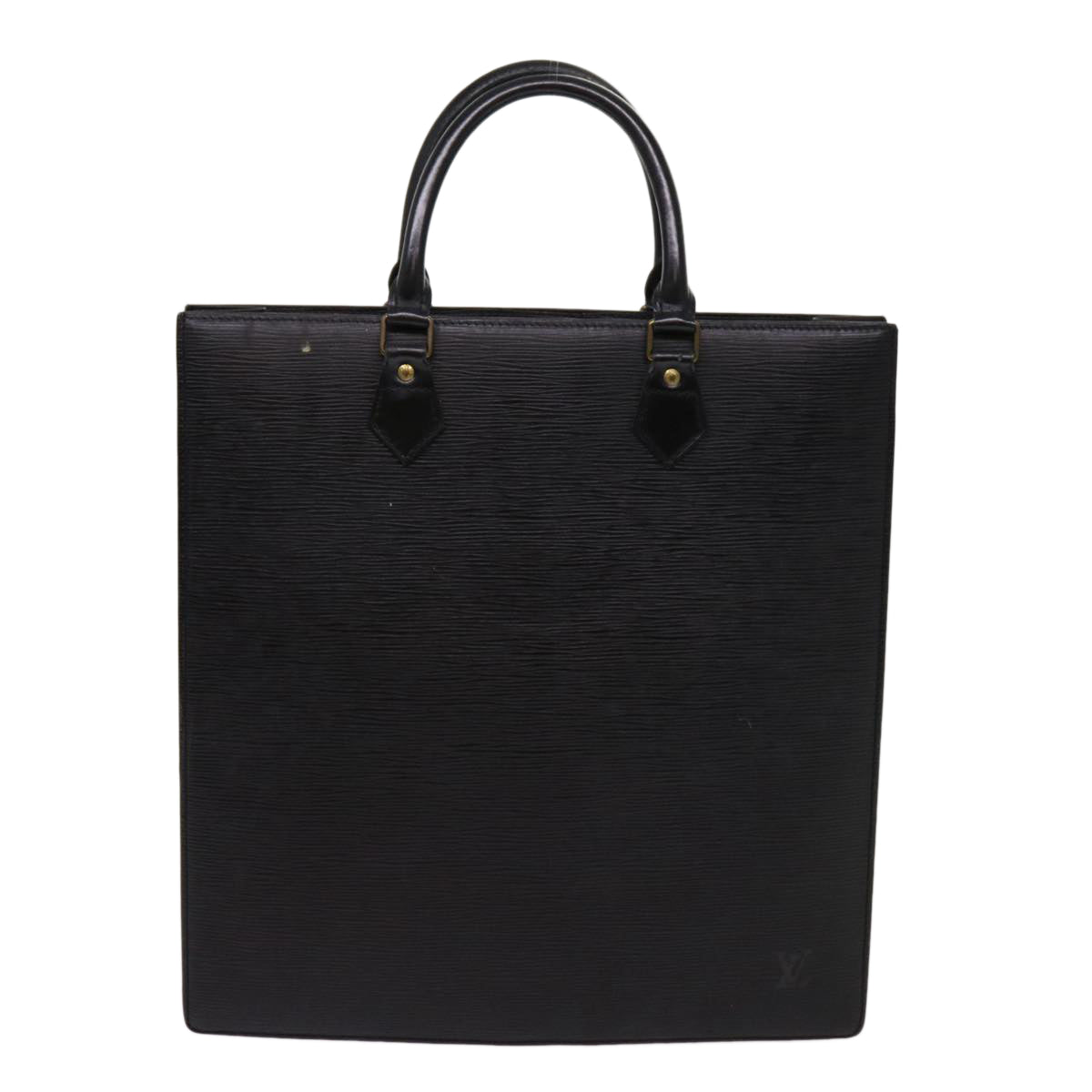 LOUIS VUITTON Epi Sac Plat Hand Bag Black M59082 LV bs13115