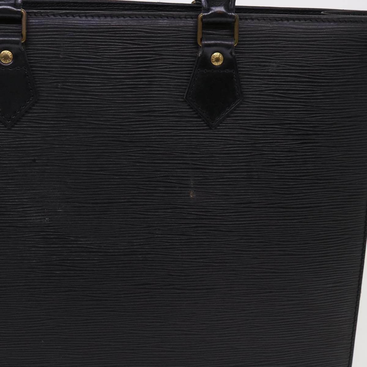 LOUIS VUITTON Epi Sac Plat Hand Bag Black M59082 LV bs13115
