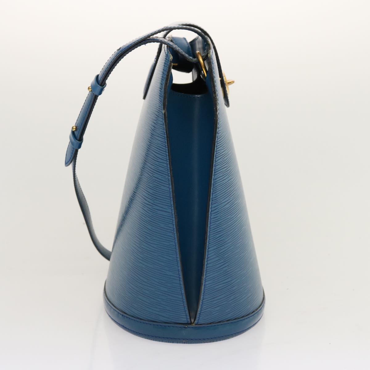 LOUIS VUITTON Epi Cluny Shoulder Bag Blue M52255 LV bs13116