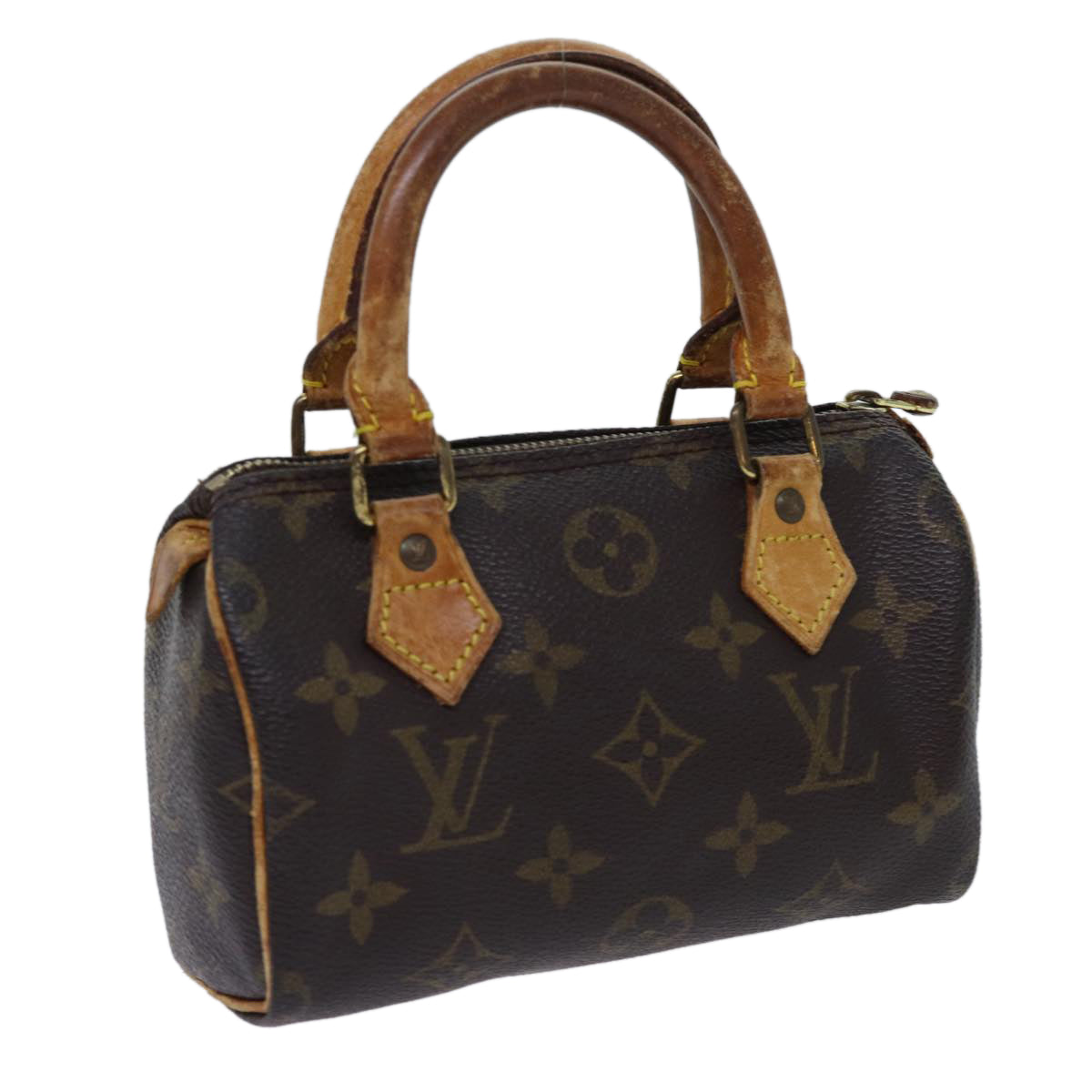LOUIS VUITTON Monogram Mini Speedy Hand Bag M41534 LV bs13123