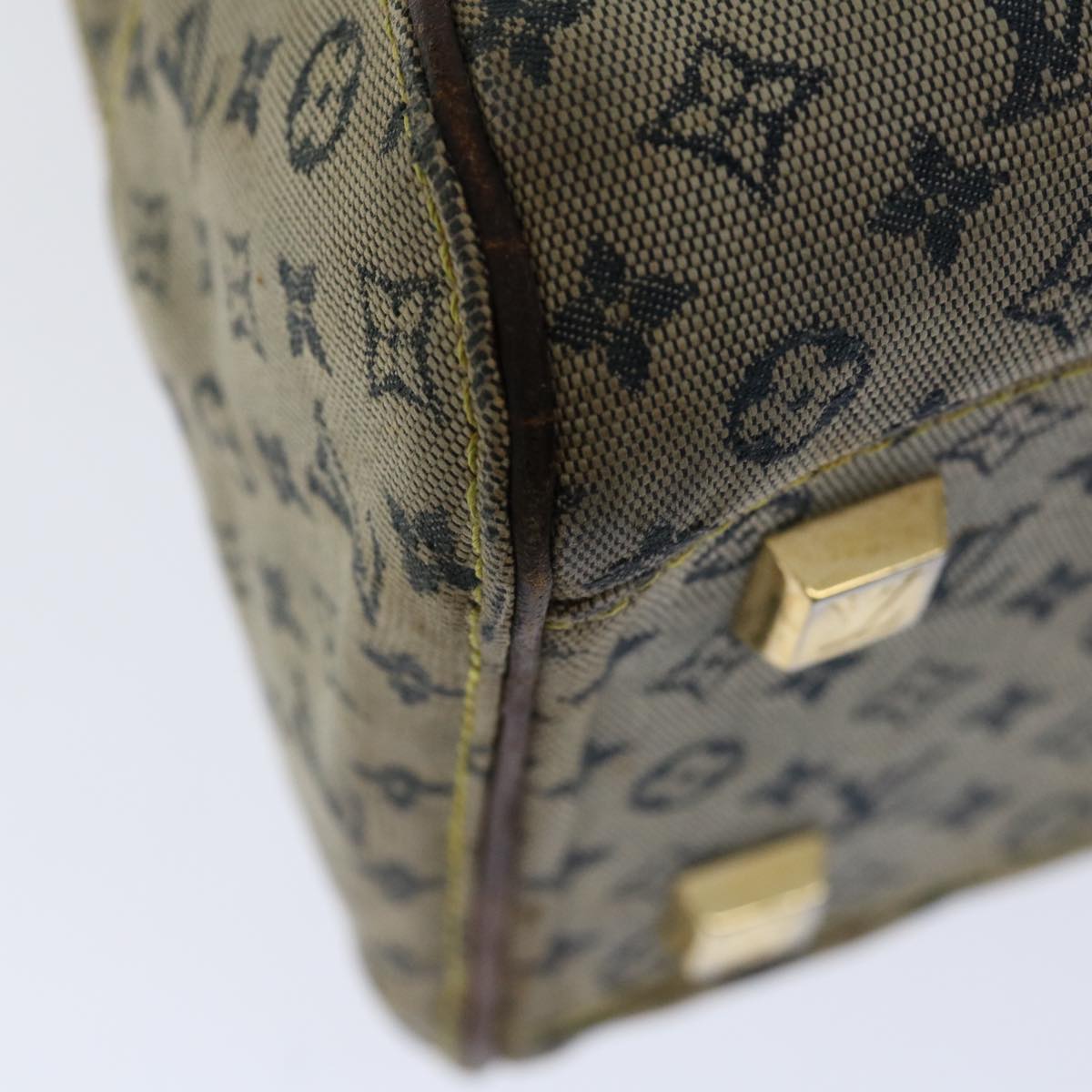 LOUIS VUITTON Monogram Mini Marie Hand Bag Blue M92003 LV bs13127