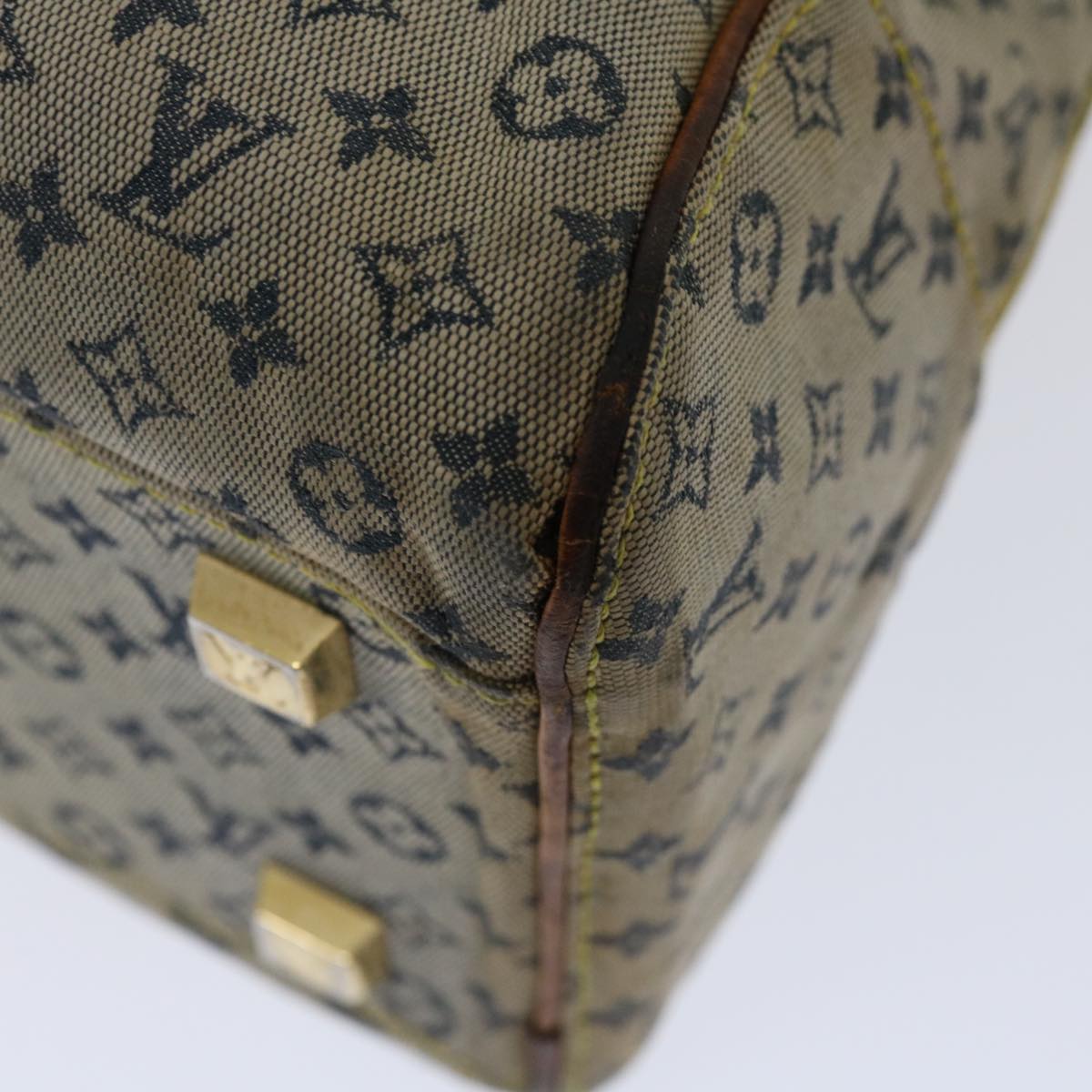 LOUIS VUITTON Monogram Mini Marie Hand Bag Blue M92003 LV bs13127