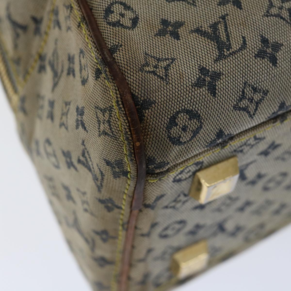 LOUIS VUITTON Monogram Mini Marie Hand Bag Blue M92003 LV bs13127