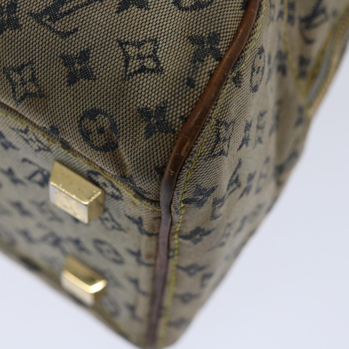 LOUIS VUITTON Monogram Mini Marie Hand Bag Blue M92003 LV bs13127