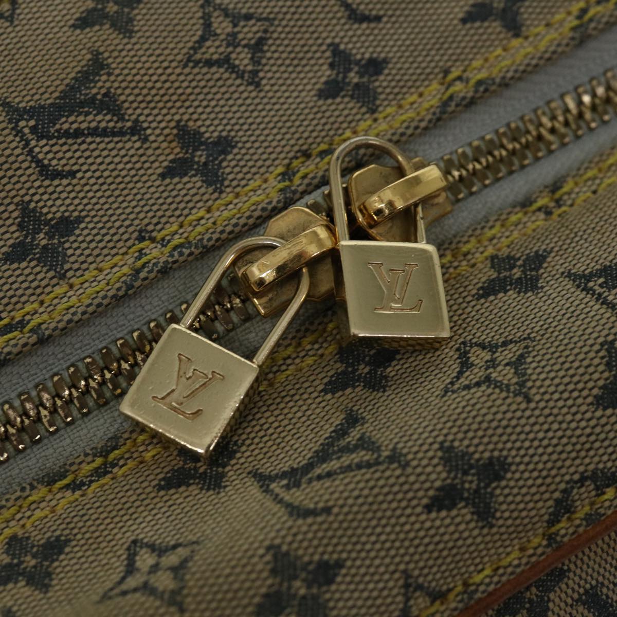 LOUIS VUITTON Monogram Mini Marie Hand Bag Blue M92003 LV bs13127