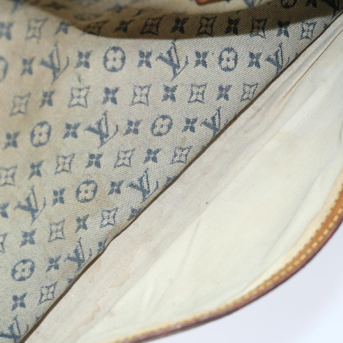 LOUIS VUITTON Monogram Mini Marie Hand Bag Blue M92003 LV bs13127