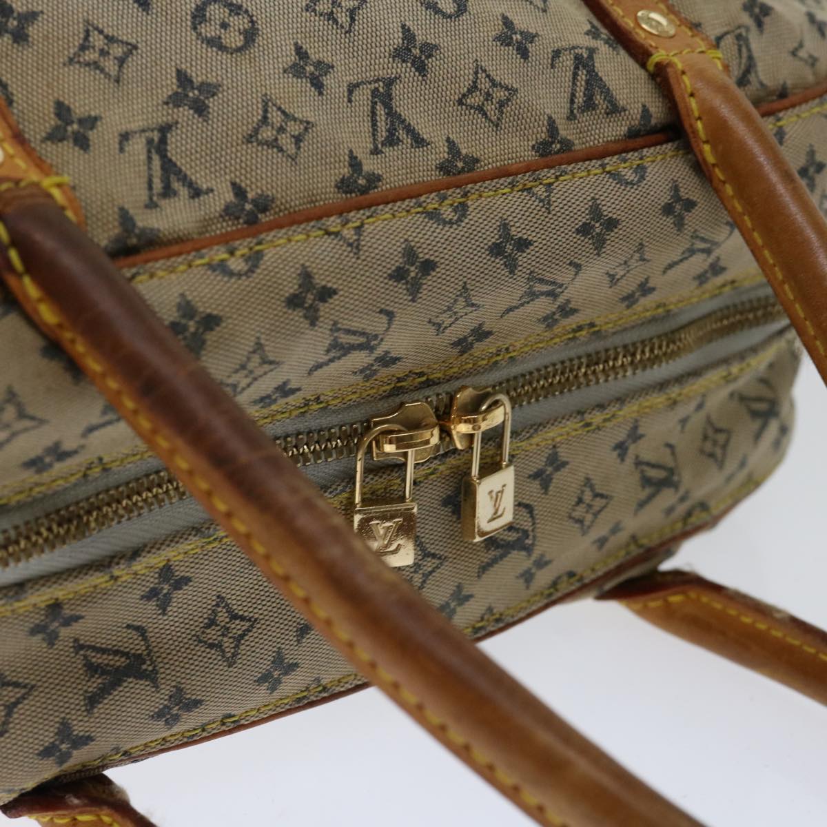 LOUIS VUITTON Monogram Mini Marie Hand Bag Blue M92003 LV bs13127