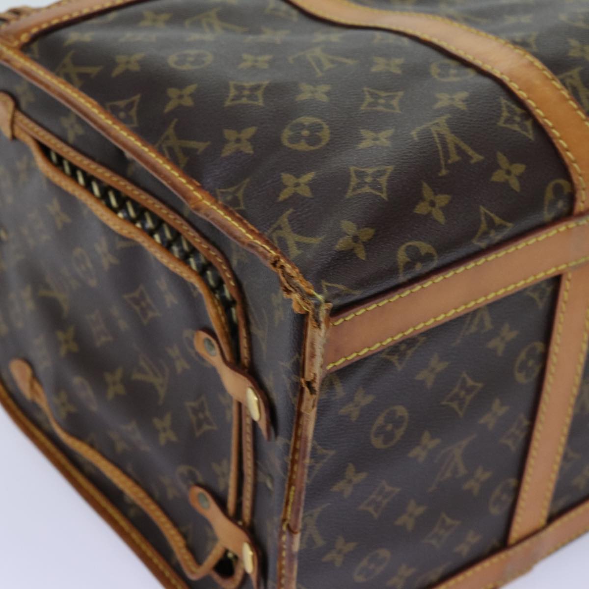 LOUIS VUITTON Monogram Sac Shan 50 Pet Carry M42021 LV bs13130