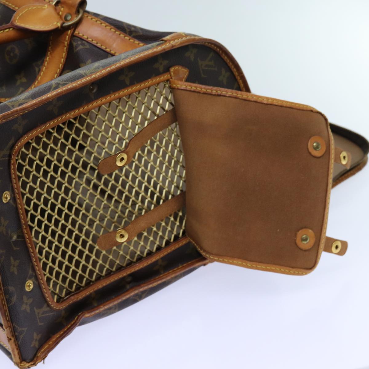 LOUIS VUITTON Monogram Sac Shan 50 Pet Carry M42021 LV bs13130