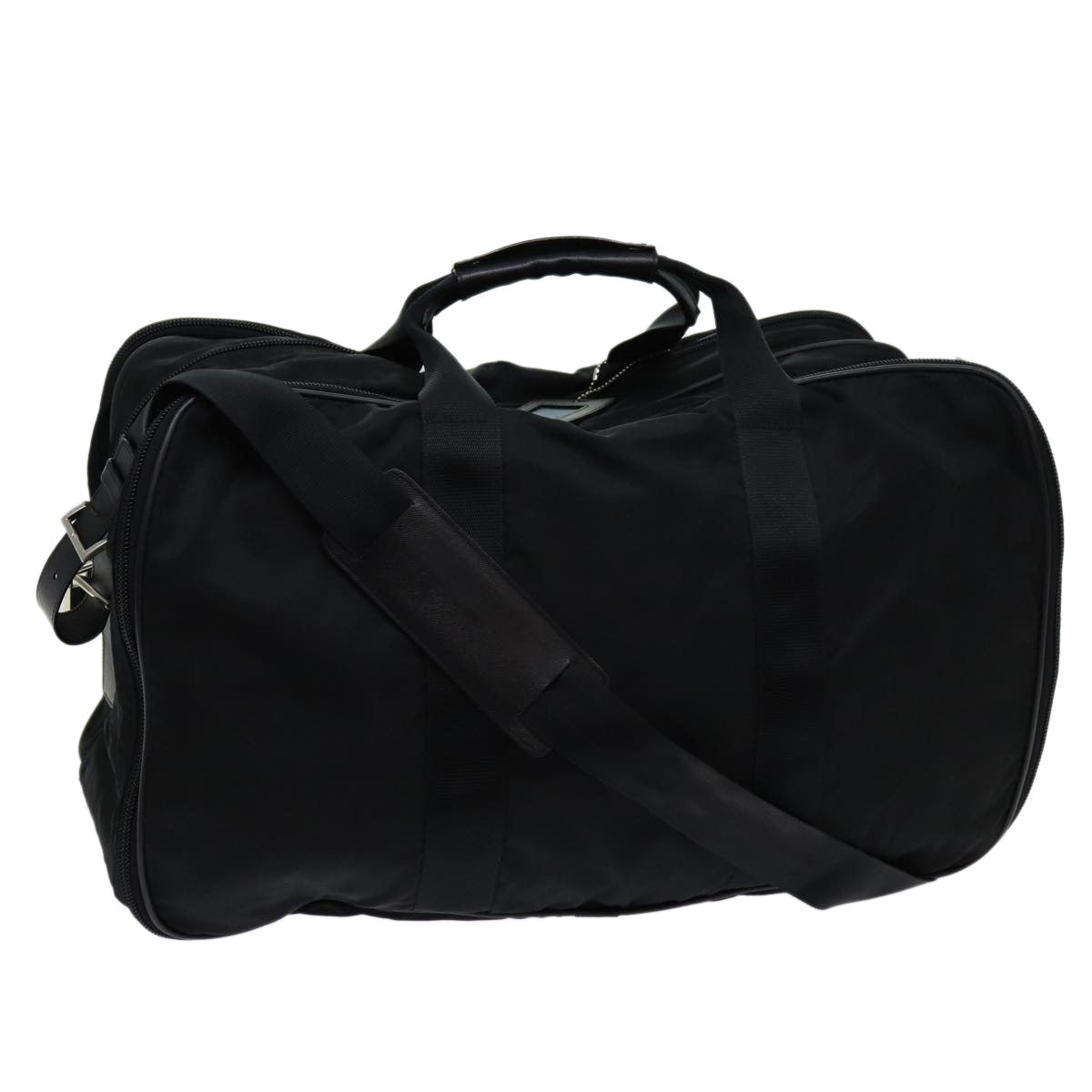 Luxury PradaBoston Bag Nylon 2way Black bs13144