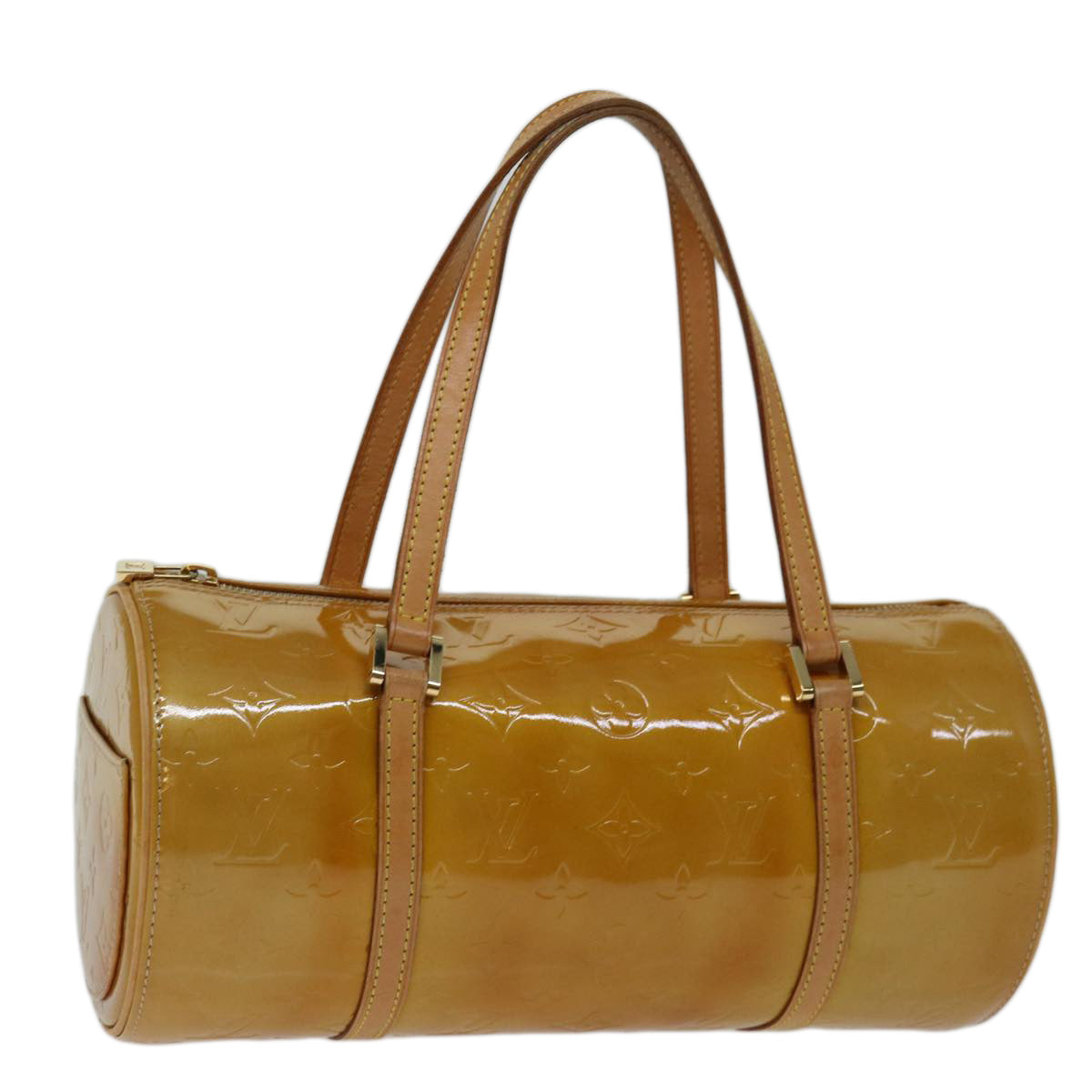 LOUIS VUITTON Monogram Vernis Bedford Hand Bag Beige M91006 LV bs13165