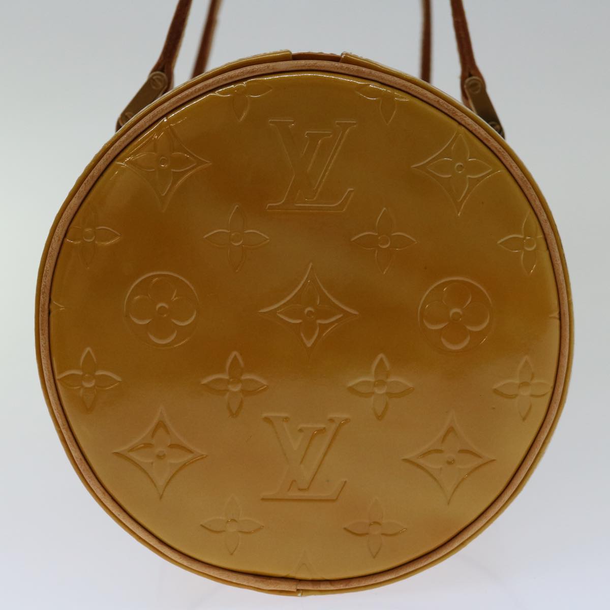 LOUIS VUITTON Monogram Vernis Bedford Hand Bag Beige M91006 LV bs13165