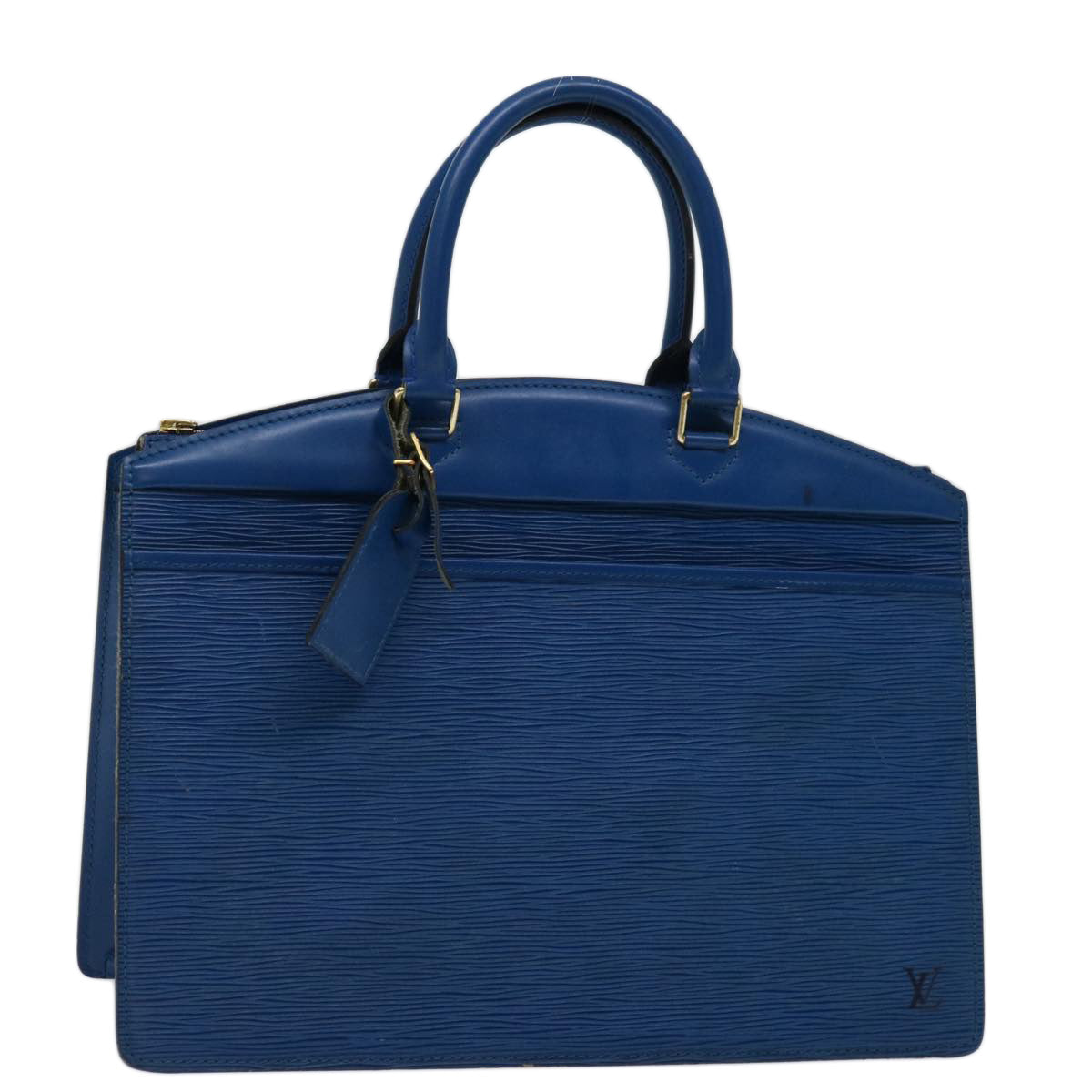 LOUIS VUITTON Epi Riviera Hand Bag Blue M48185 LV bs13166
